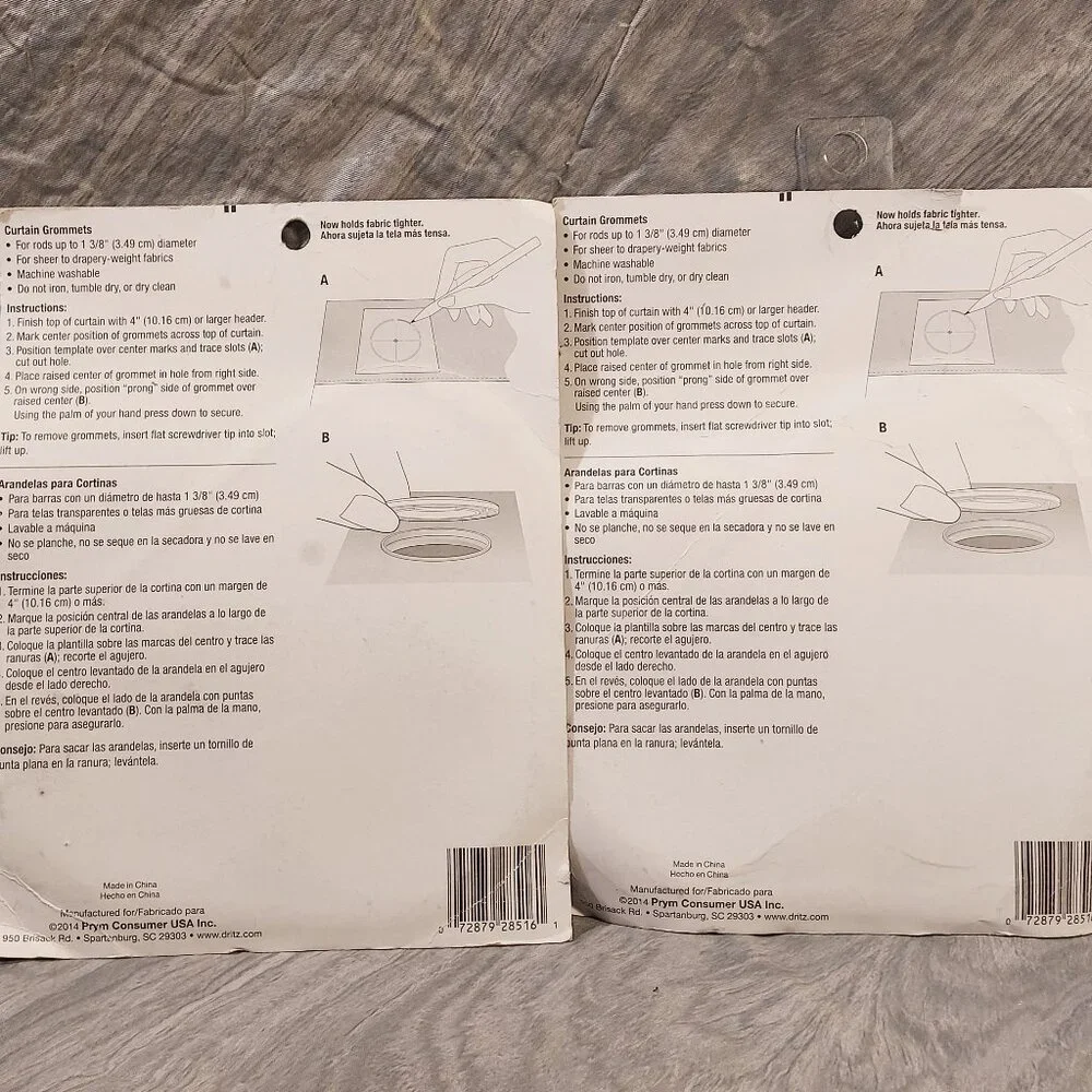 Dritz curtain grommets
